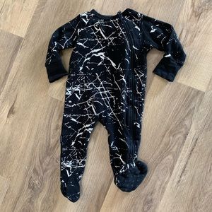 Blue banana baby boy sleeper